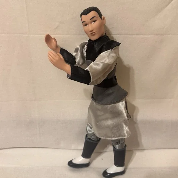 Disney Mulan Li Shang Classic Prince Doll Figure Chinese Warrior 12" - Picture 1 of 6
